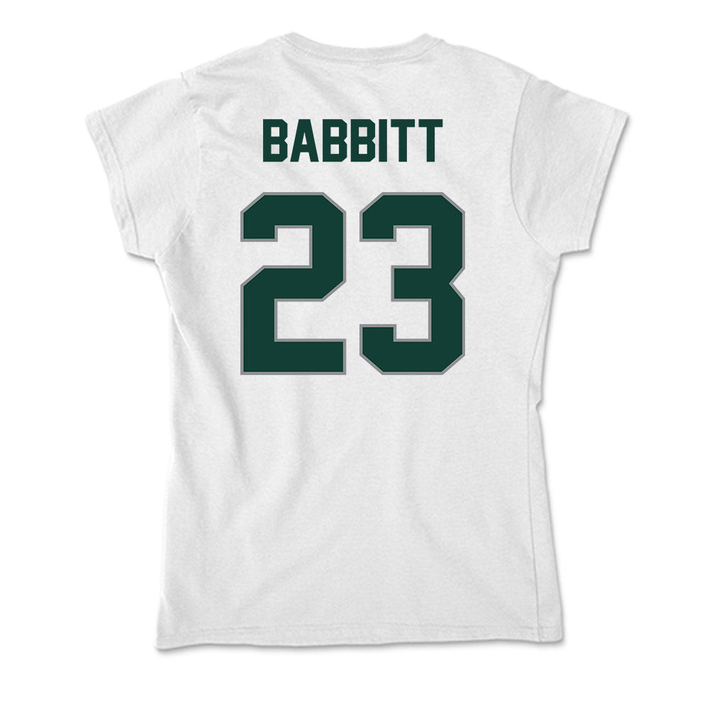 Michigan State - NCAA Football : Peyton Babbitt - Soft Style Women’s T-Shirt-1
