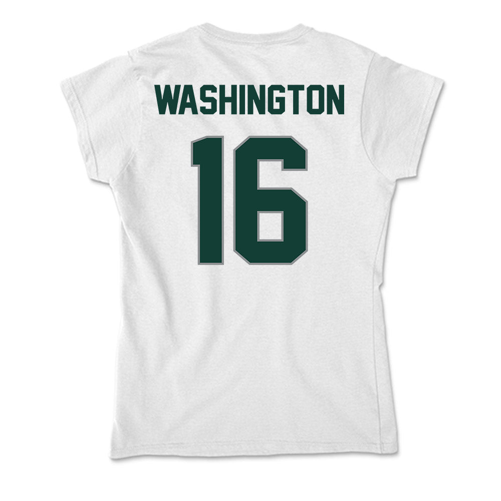 Michigan State - NCAA Football : Zachary Washington - Soft Style Women’s T-Shirt-1