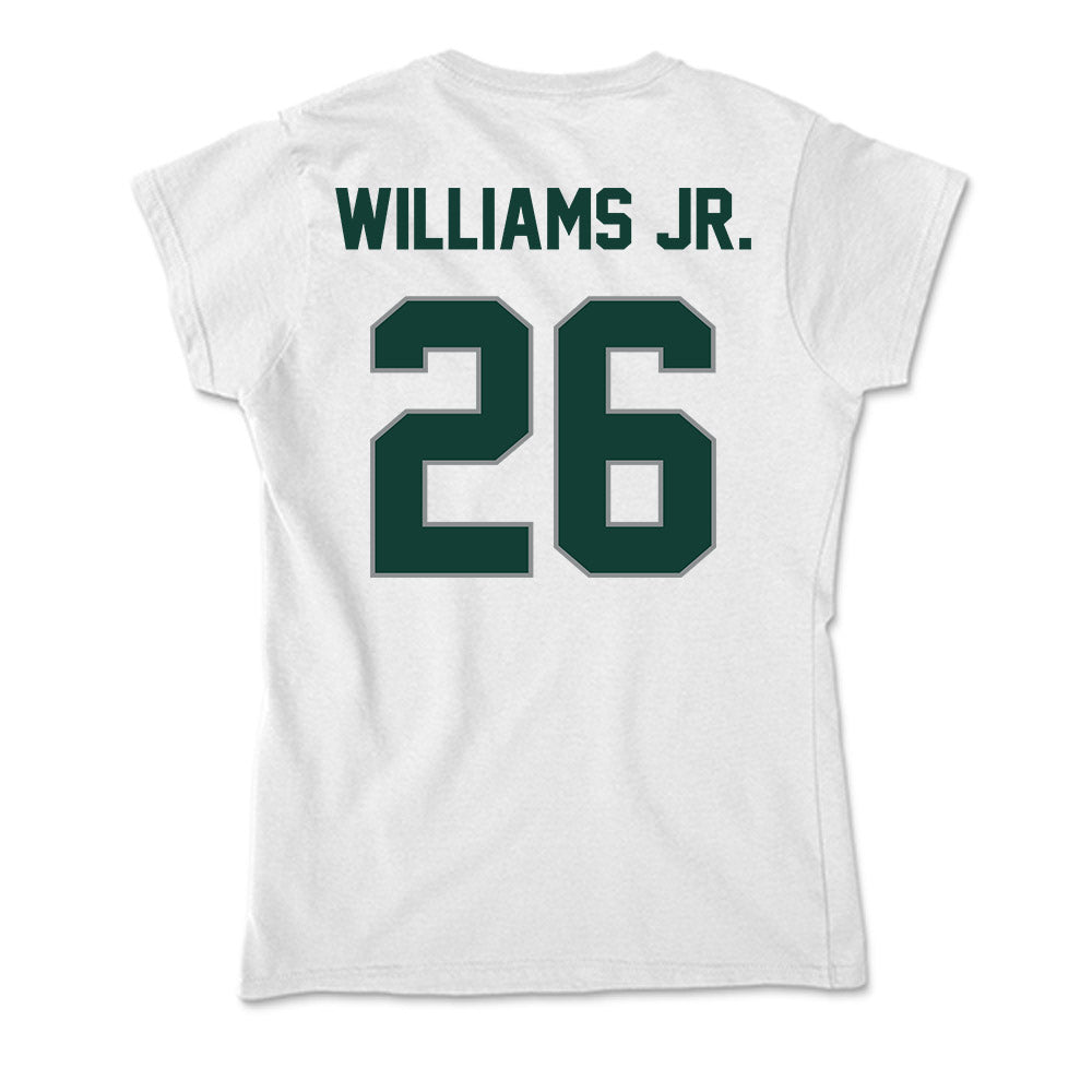Michigan State - NCAA Football : Cedric Williams Jr. - Soft Style Women’s T-Shirt-1