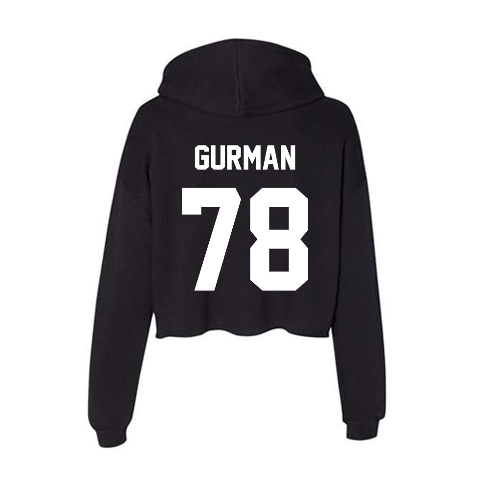 Rutgers - NCAA Football : Miron Gurman - Women's Crop Fleece Hoodie-1