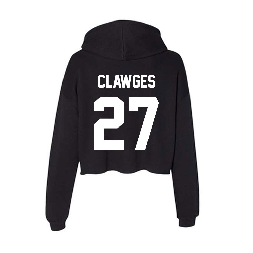 Rutgers - NCAA Football : Sage Clawges - Women's Crop Fleece Hoodie-1
