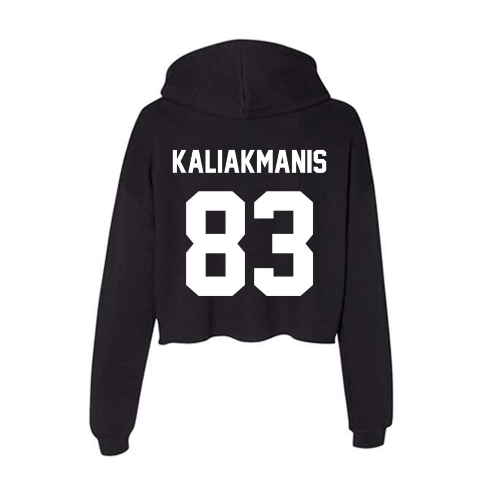 Rutgers - NCAA Football : Dino Kaliakmanis - Women's Crop Fleece Hoodie-1