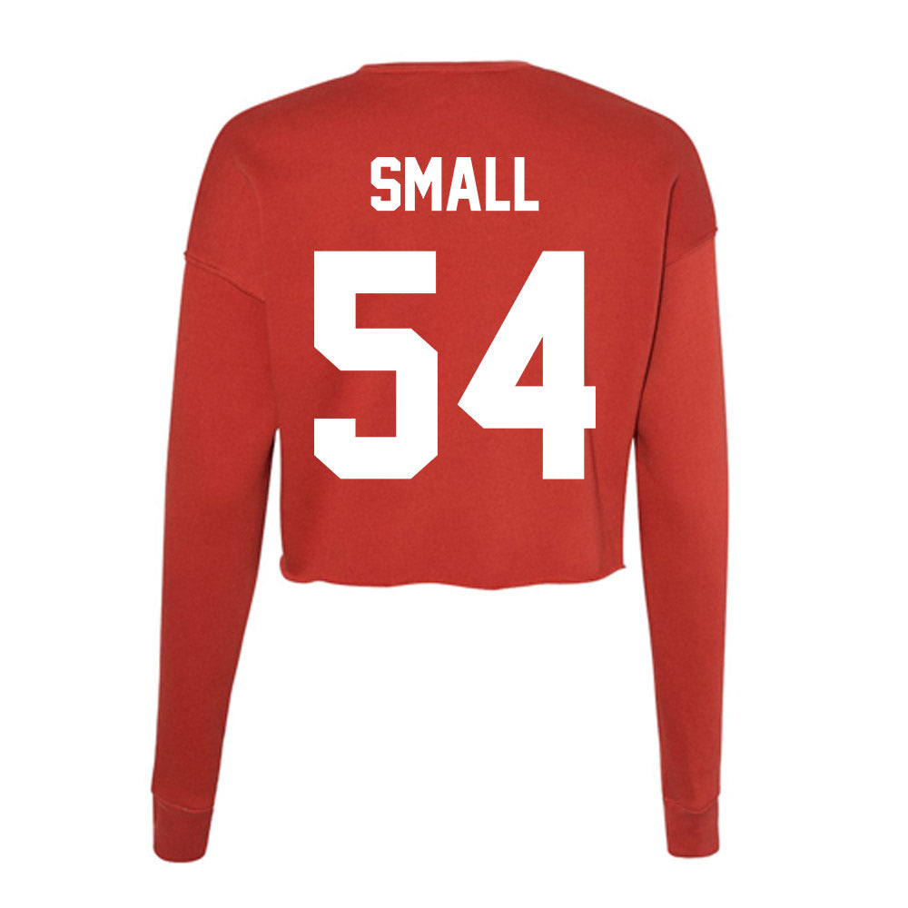 Rutgers - NCAA Football : Everett Small - Women's Cropped Crew Fleece-1