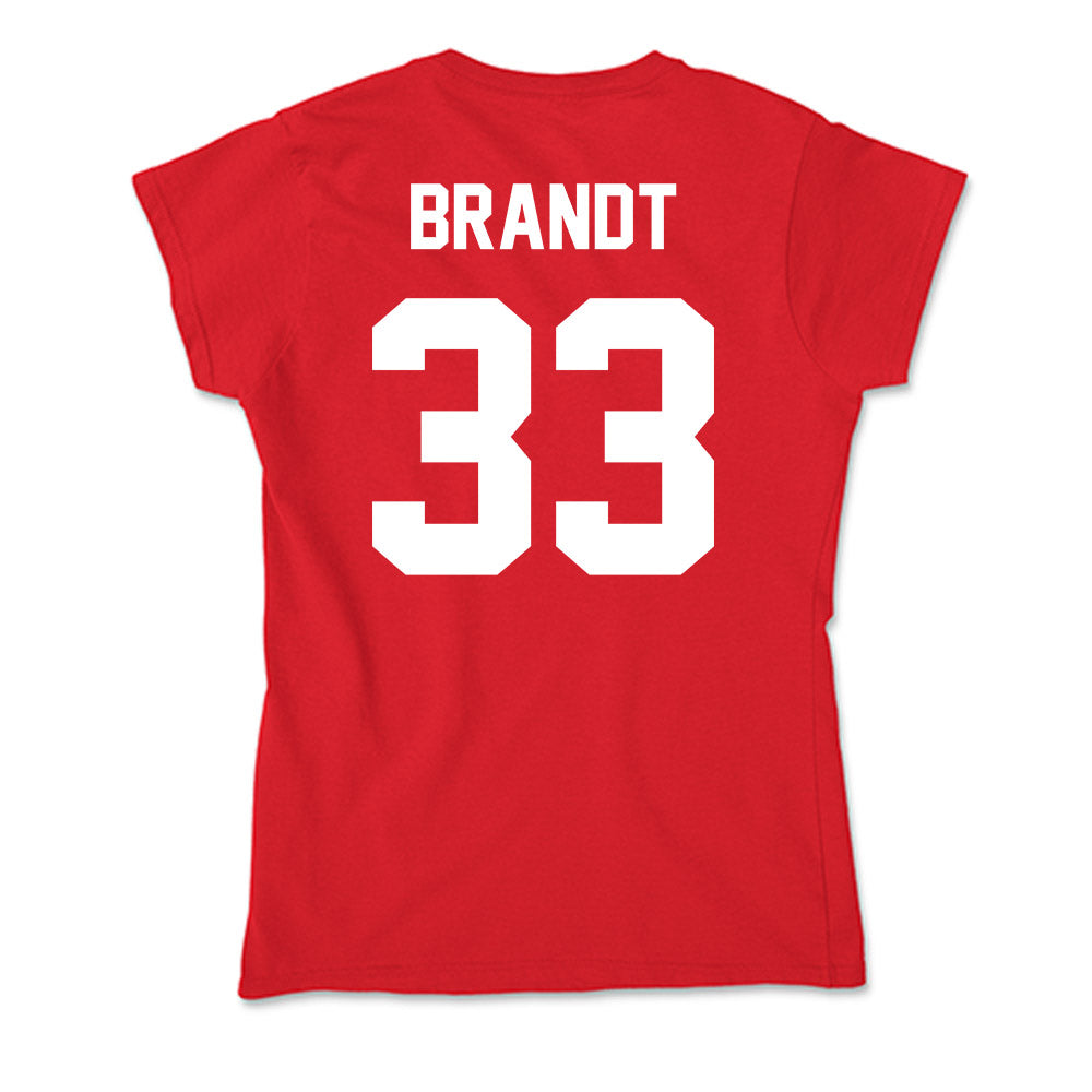 Rutgers - NCAA Women's Basketball : Kennedy Brandt - Soft Style Women’s T-Shirt-1