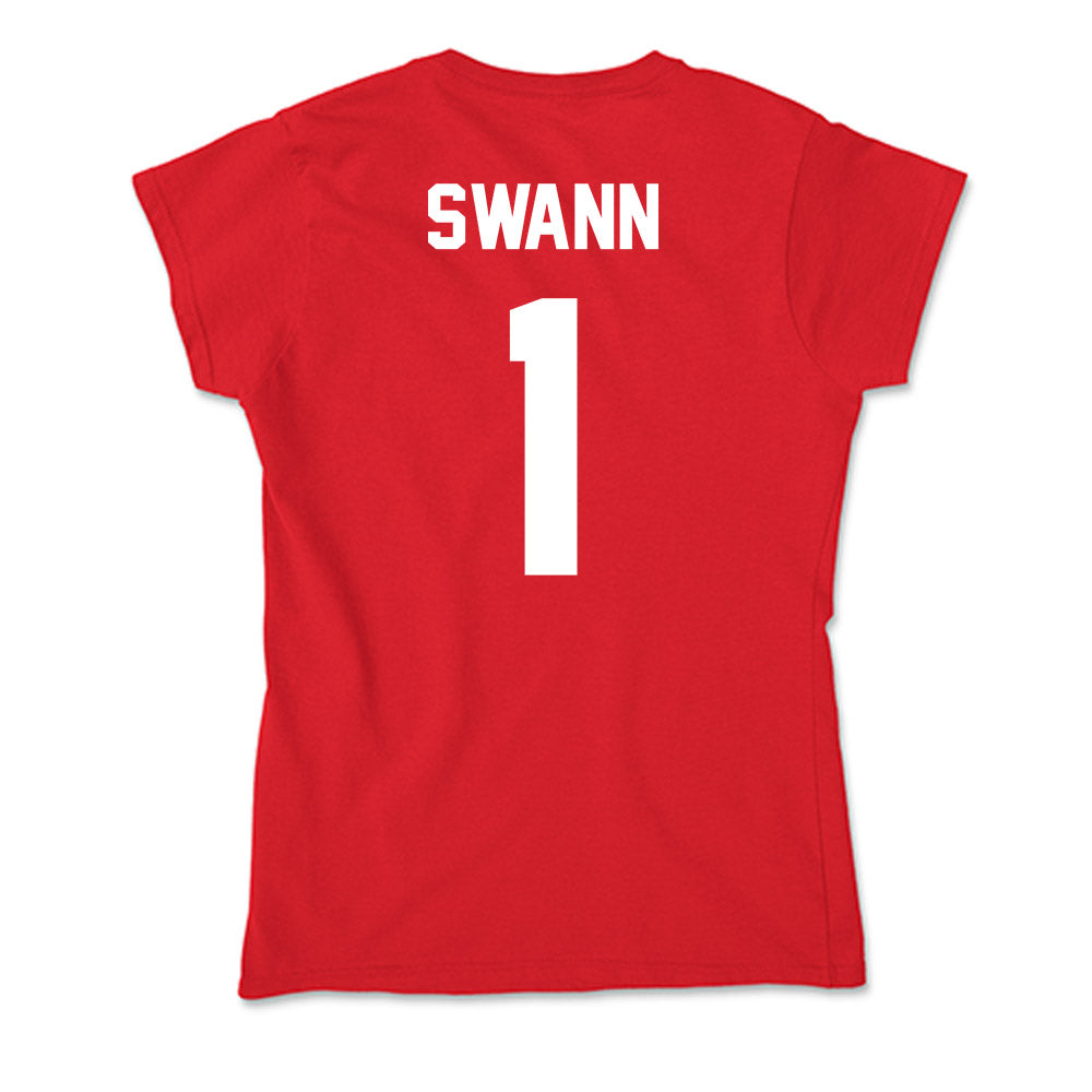 Rutgers - NCAA Women's Basketball : Lauryn Swann - Soft Style Women’s T-Shirt-1