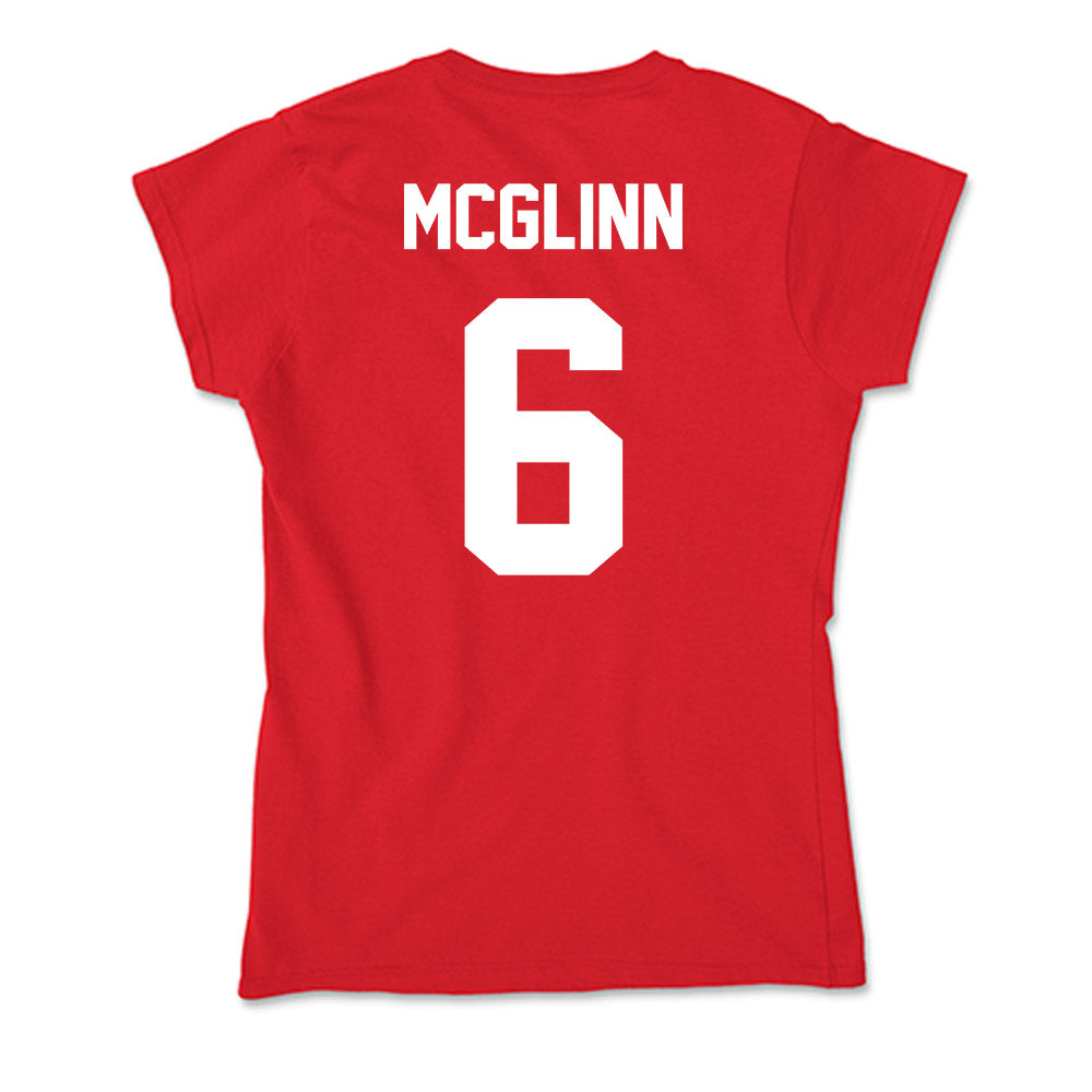 Rutgers - NCAA Women's Soccer : Reilly McGlinn - Soft Style Women’s T-Shirt-1
