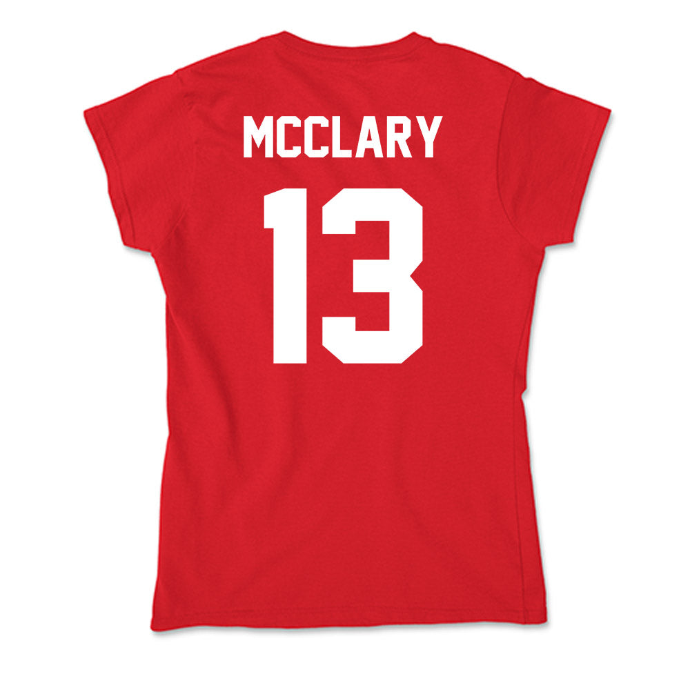 Rutgers - NCAA Football : DJ McClary - Soft Style Women’s T-Shirt-1