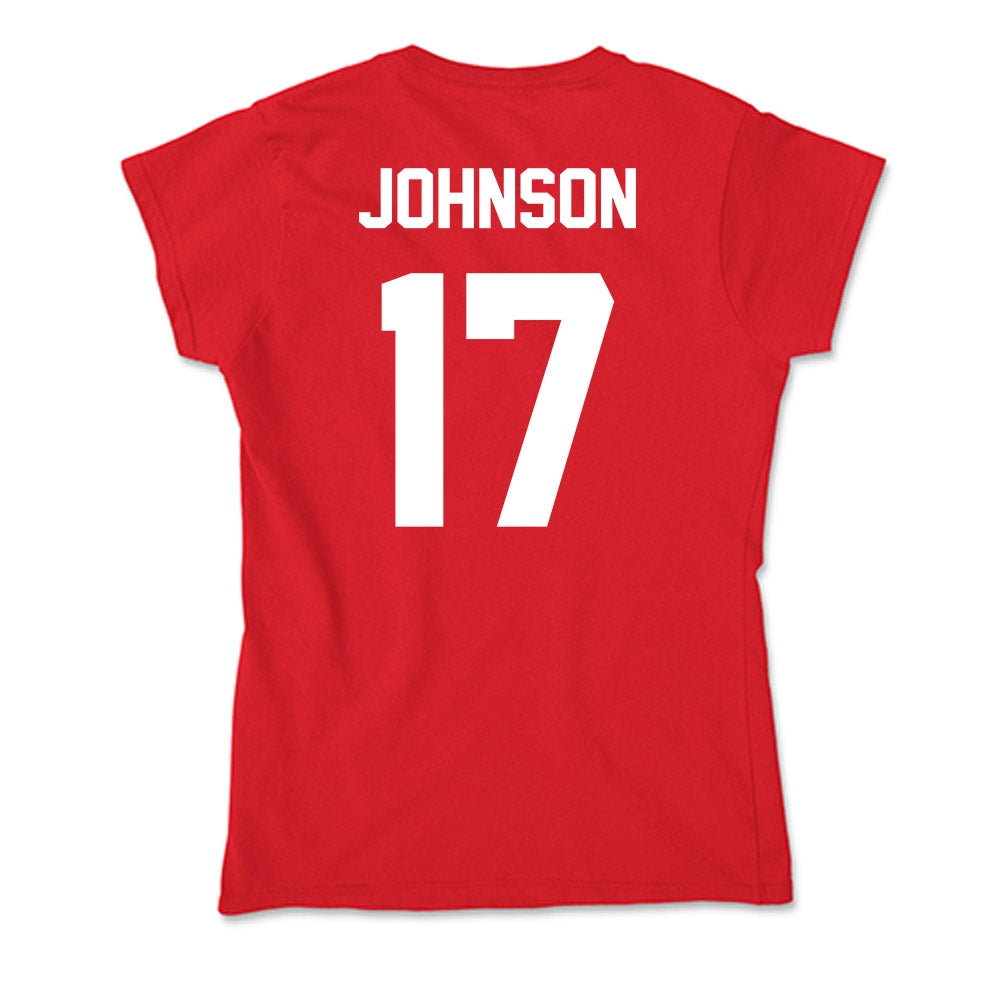 Rutgers - NCAA Football : MJ Johnson - Soft Style Women’s T-Shirt-1