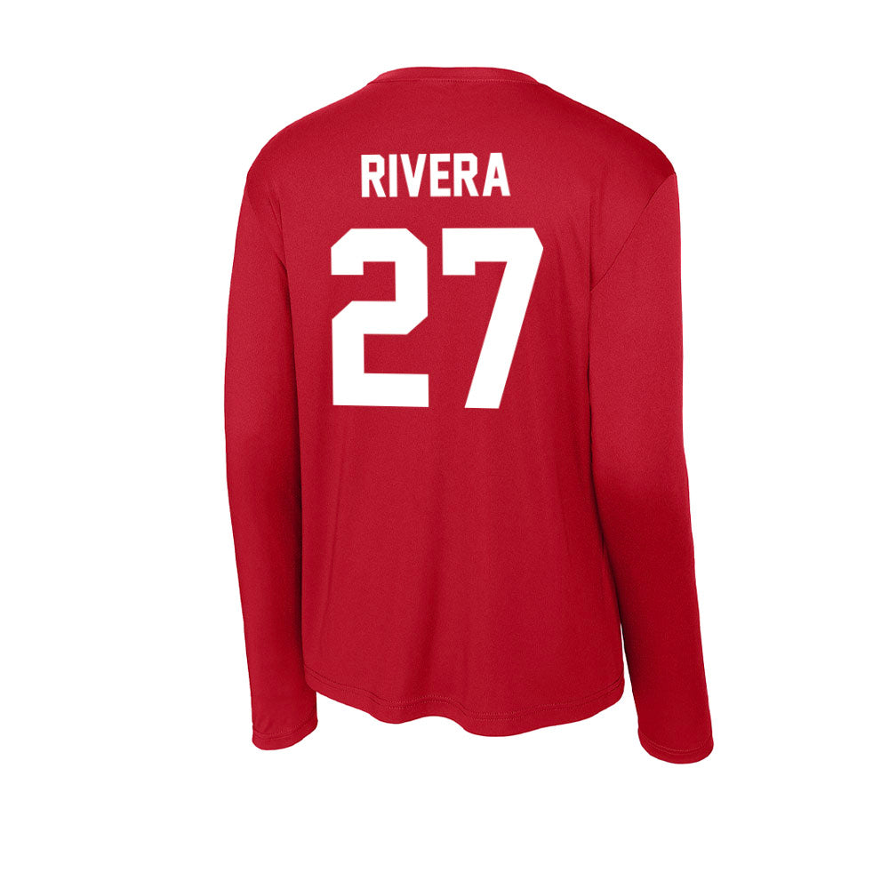 Rutgers - NCAA Baseball : Gabe Rivera - Activewear Long Sleeve T-Shirt-1