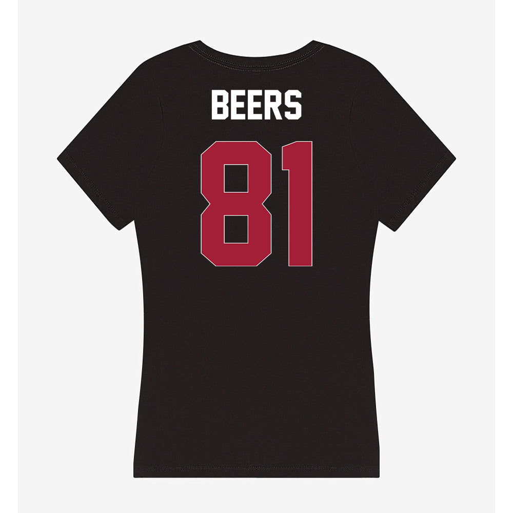 Oklahoma - NCAA Football : Rocky Beers - Women's V-Neck T-Shirt-1