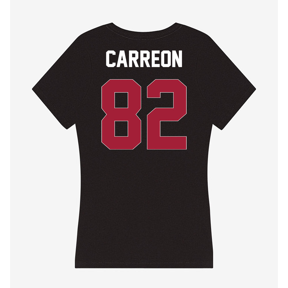 Oklahoma - NCAA Football : Ivan Carreon - Women's V-Neck T-Shirt-1