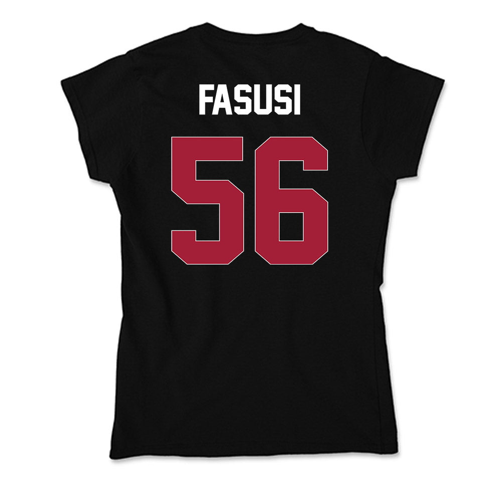 Oklahoma - NCAA Football : Michael Fasusi - Soft Style Women’s T-Shirt-1