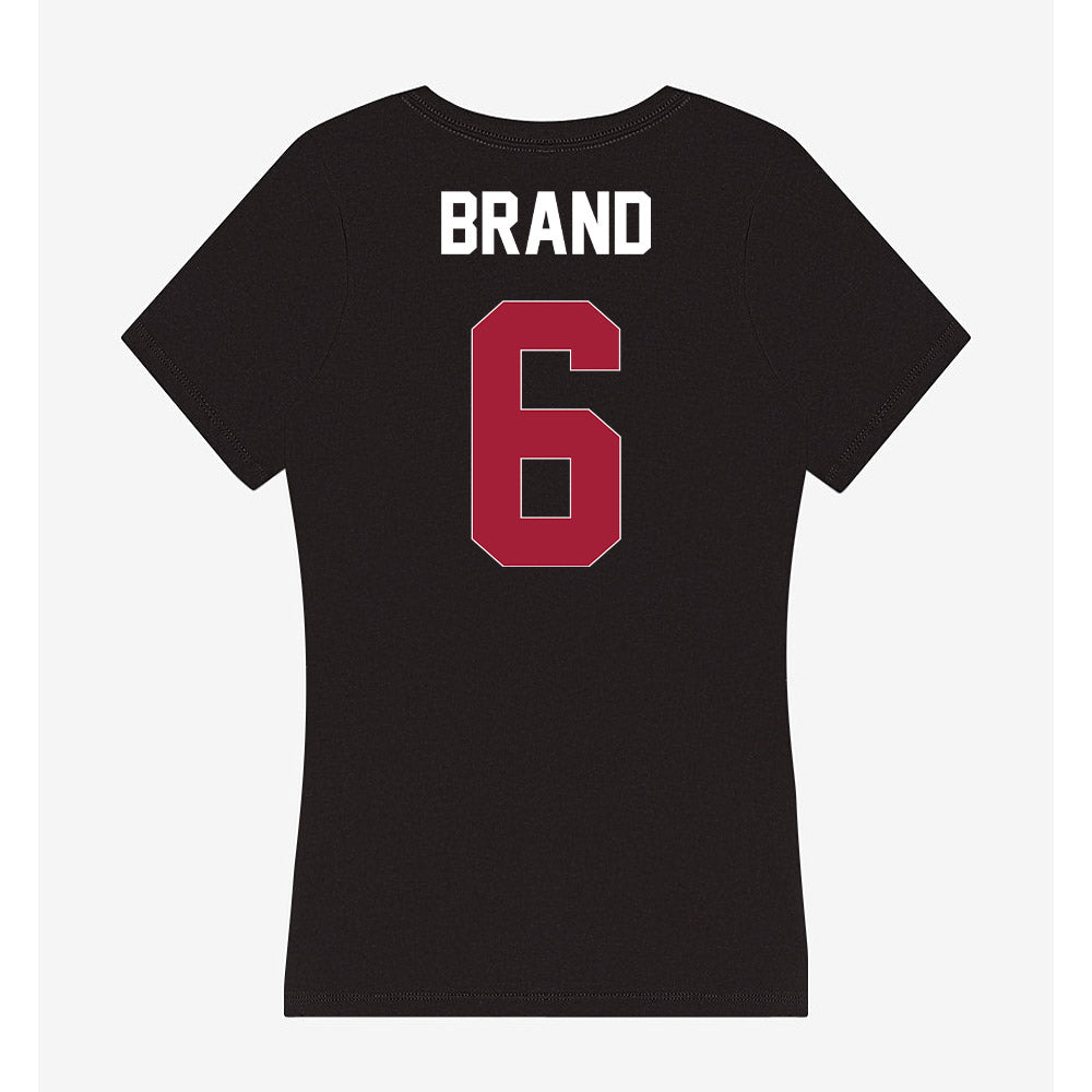 Oklahoma - NCAA Women's Volleyball : McKenna Brand - Women's V-Neck T-Shirt-1