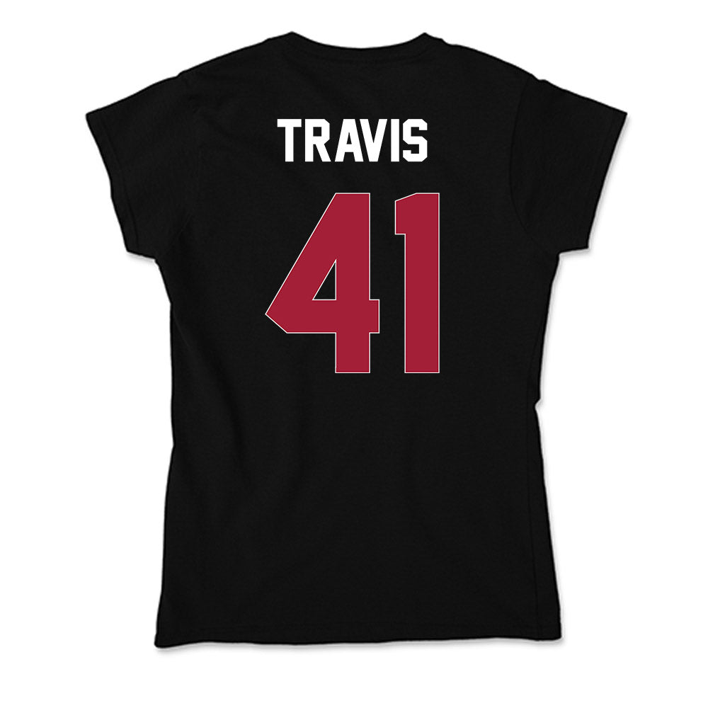 Oklahoma - NCAA Football : Barrett Travis - Soft Style Women’s T-Shirt-1