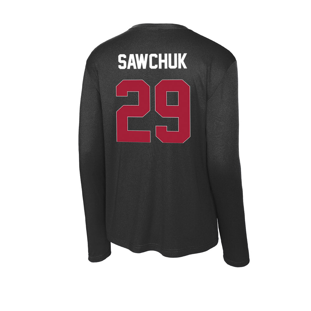 Oklahoma - NCAA Football : Gabe Sawchuk - Activewear Long Sleeve T-Shirt-1