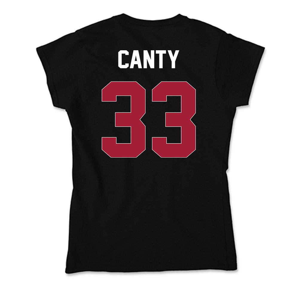 Oklahoma - NCAA Women's Soccer : Elle Canty - Soft Style Women’s T-Shirt-1