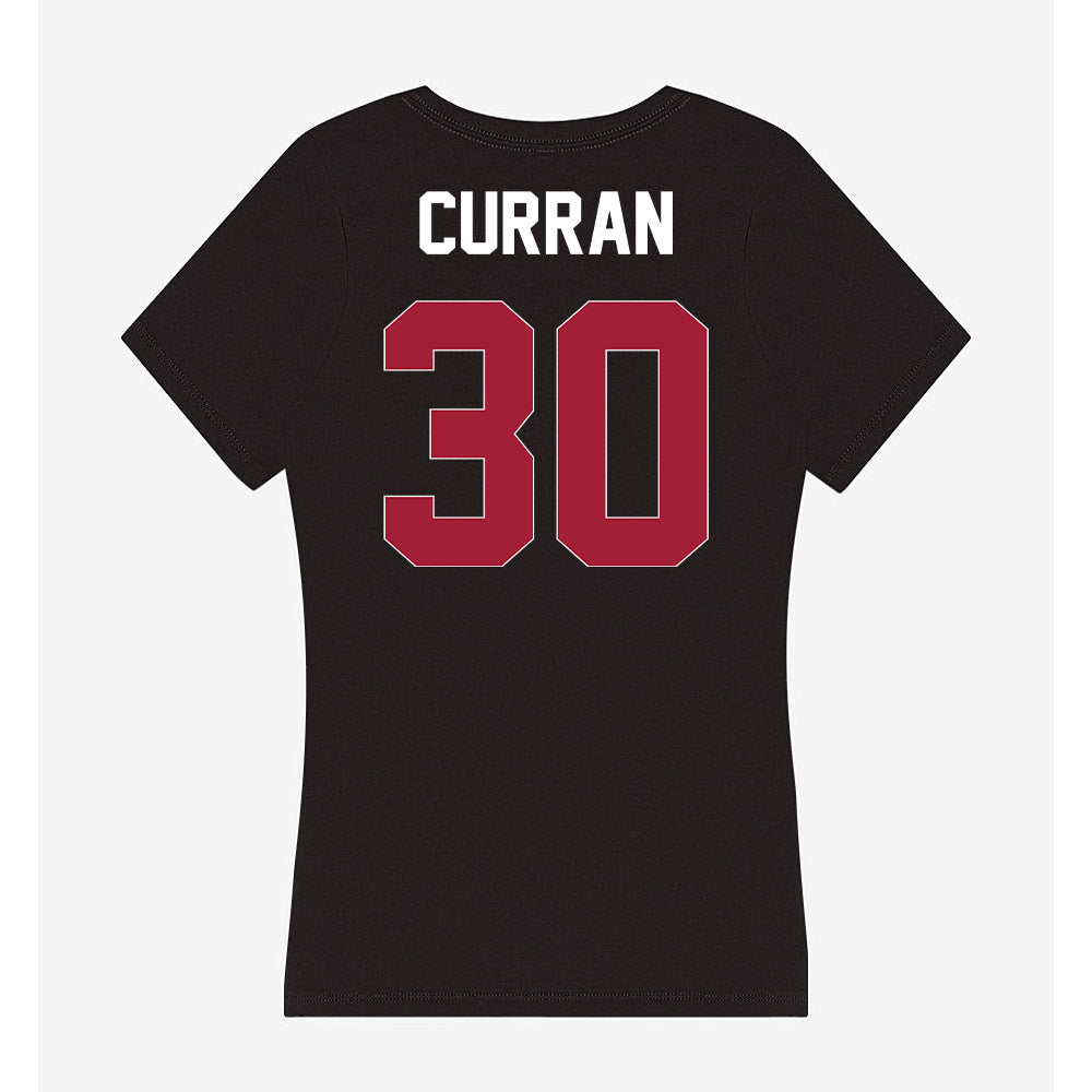 Oklahoma - NCAA Women's Soccer : Claire Curran - Women's V-Neck T-Shirt-1