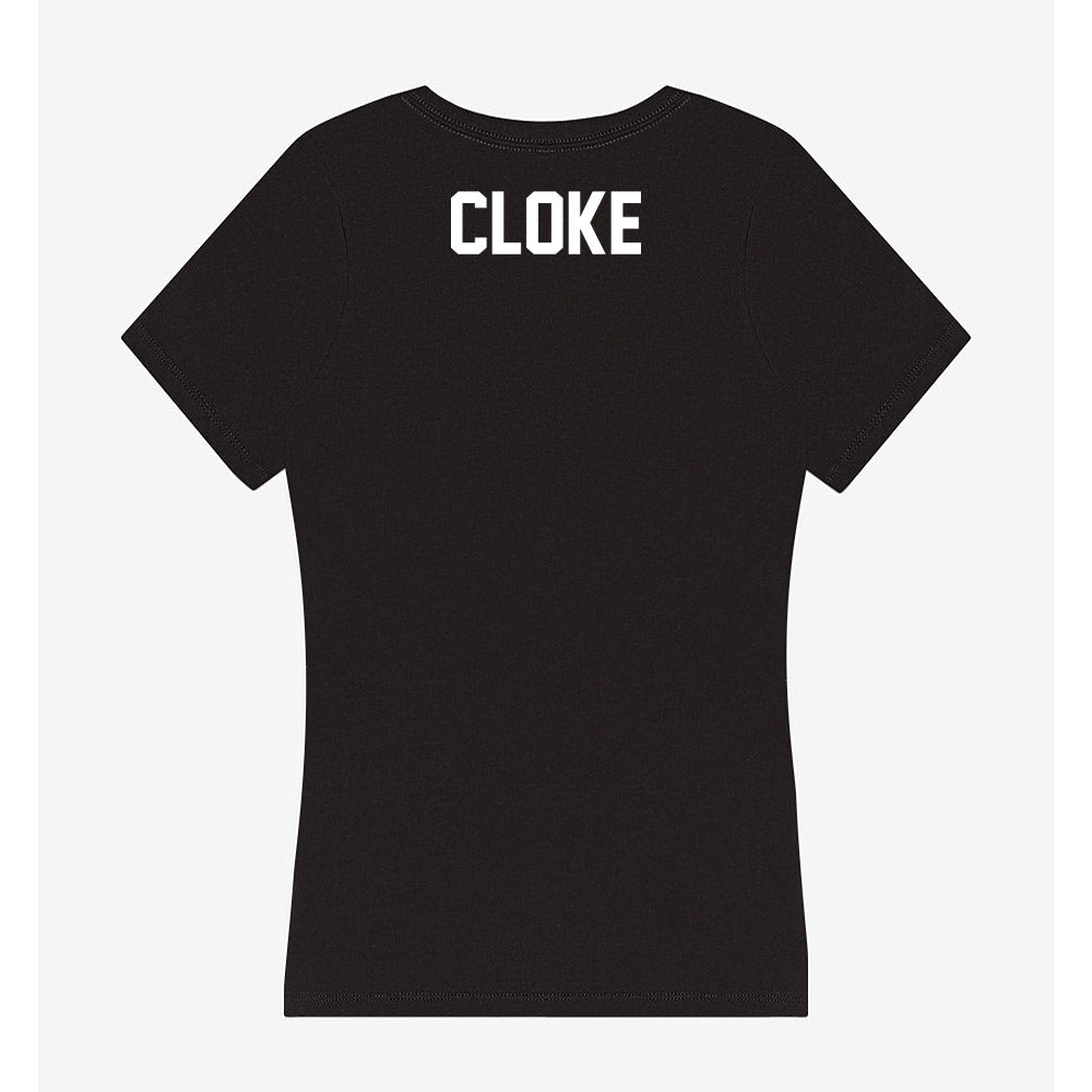 Oklahoma - NCAA Women's Rowing : Rebecca Cloke - Women's V-Neck T-Shirt-1