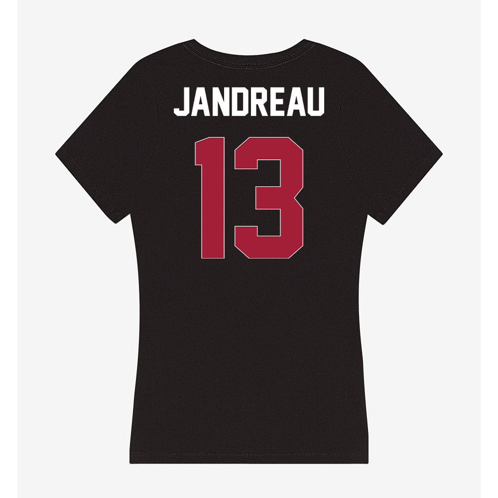 Oklahoma - NCAA Football : Niko Jandreau - Women's V-Neck T-Shirt-1