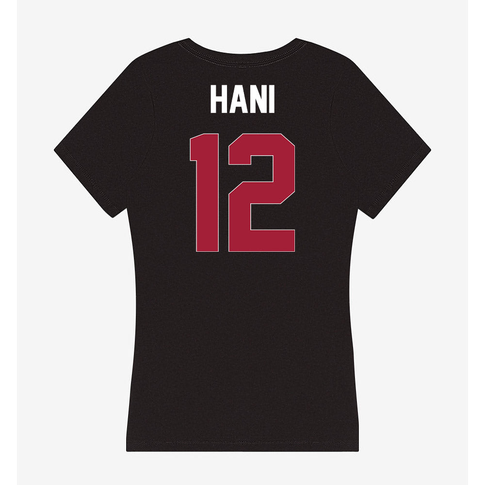 Oklahoma - NCAA Women's Volleyball : Elise Hani - Women's V-Neck T-Shirt-1