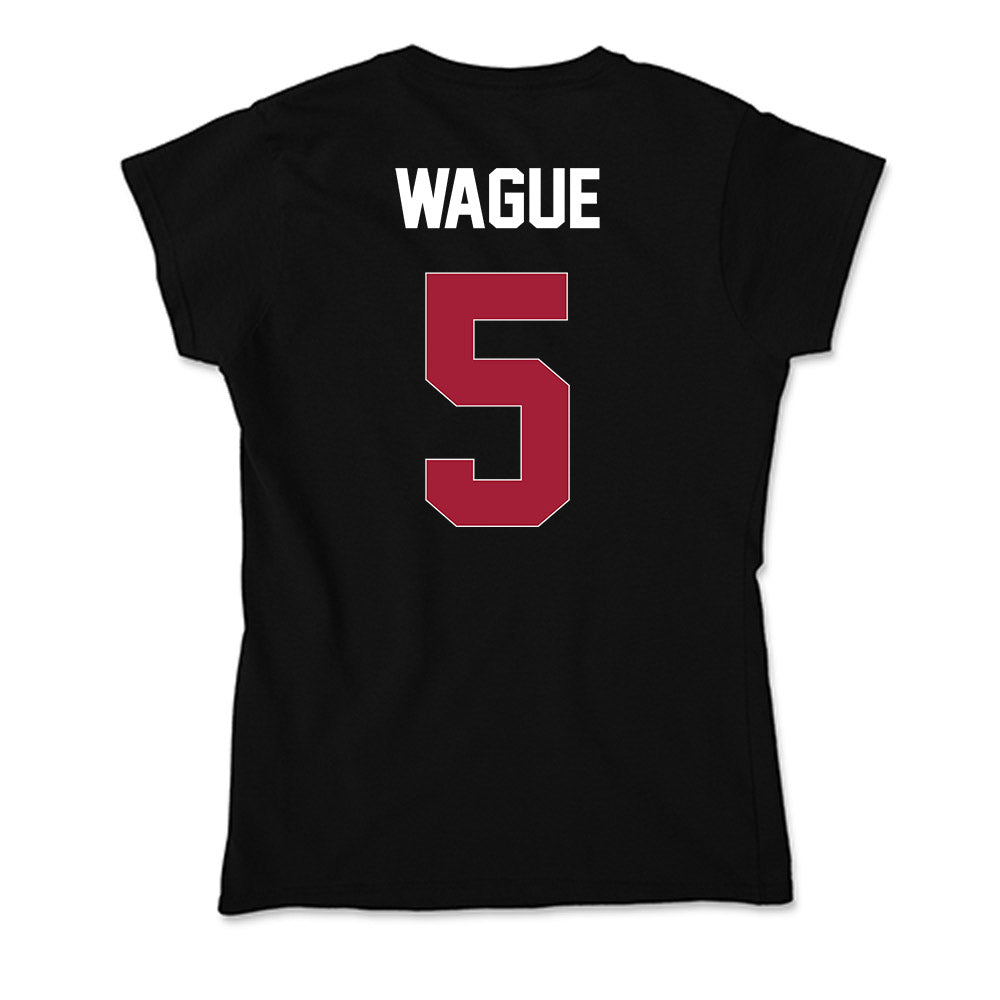 Oklahoma - NCAA Men's Basketball : Mohamed Wague - Soft Style Women’s T-Shirt-1