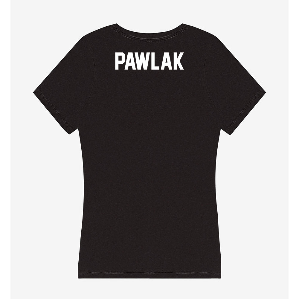 Oklahoma - NCAA Women's Gymnastics : Kamila Pawlak - Women's V-Neck T-Shirt-1