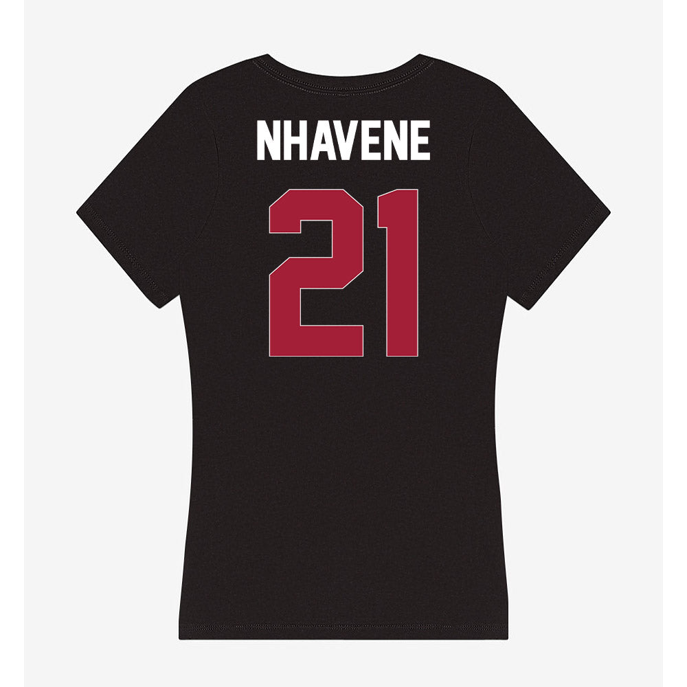 Oklahoma - NCAA Men's Tennis : Bruno Nhavene - Women's V-Neck T-Shirt-1