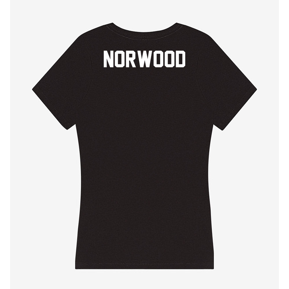 Oklahoma - NCAA Women's Track & Field : Amiyah Norwood - Women's V-Neck T-Shirt-1