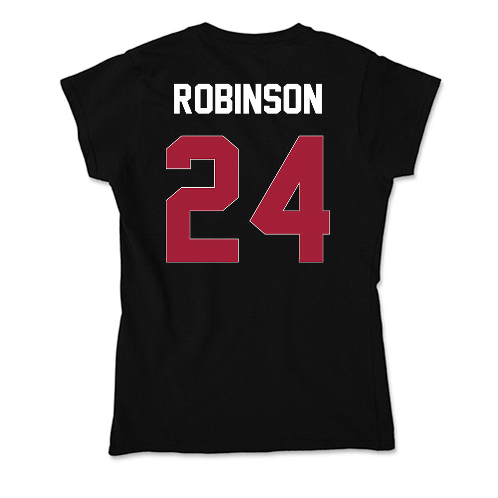Oklahoma - NCAA Football : Xavier Robinson - Soft Style Women’s T-Shirt-1
