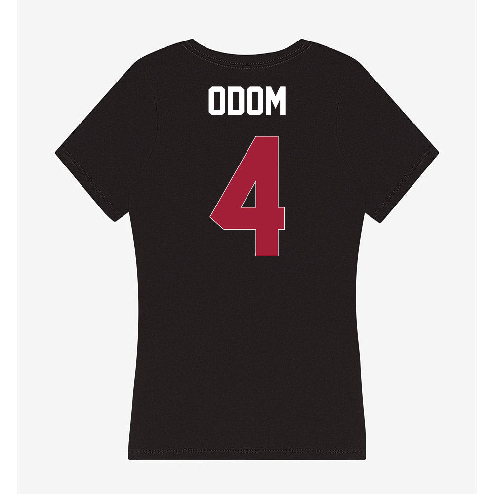 Oklahoma - NCAA Football : Daniel Odom - Women's V-Neck T-Shirt-1