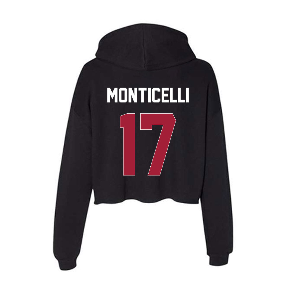 Oklahoma - NCAA Softball : Paytn Monticelli - Women's Crop Fleece Hoodie-1
