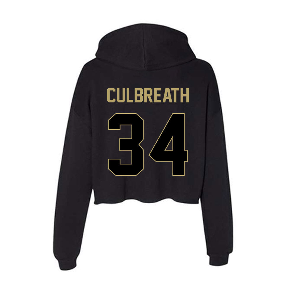 Central Florida - NCAA Football : Jahleel Culbreath - Women's Crop Fleece Hoodie-1