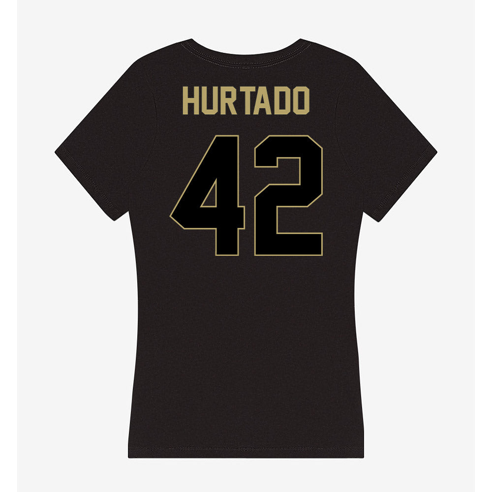 Central Florida - NCAA Baseball : Sebastian Hurtado - Women's V-Neck T-Shirt-1