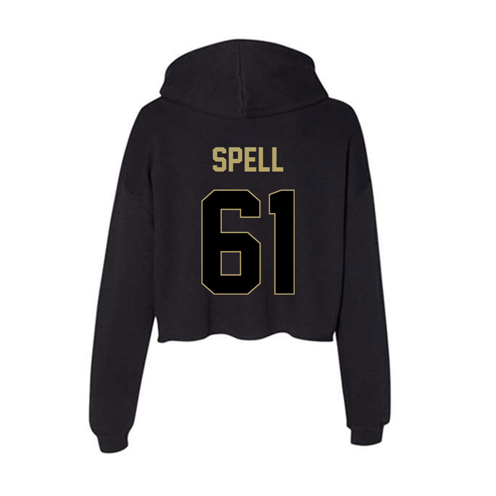 Central Florida - NCAA Football : Owen Spell - Women's Crop Fleece Hoodie-1