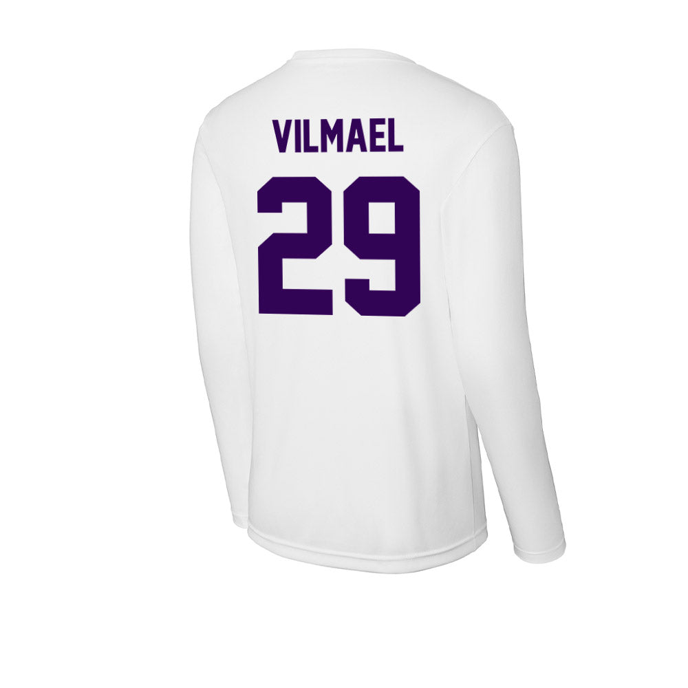 Kansas State - NCAA Football : Josiah Vilmael - Activewear Long Sleeve T-Shirt-1