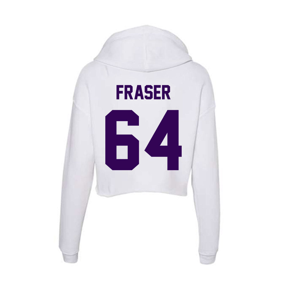 Kansas State - NCAA Football : Bennett Fraser - Women's Crop Fleece Hooded Sweatshirt-1