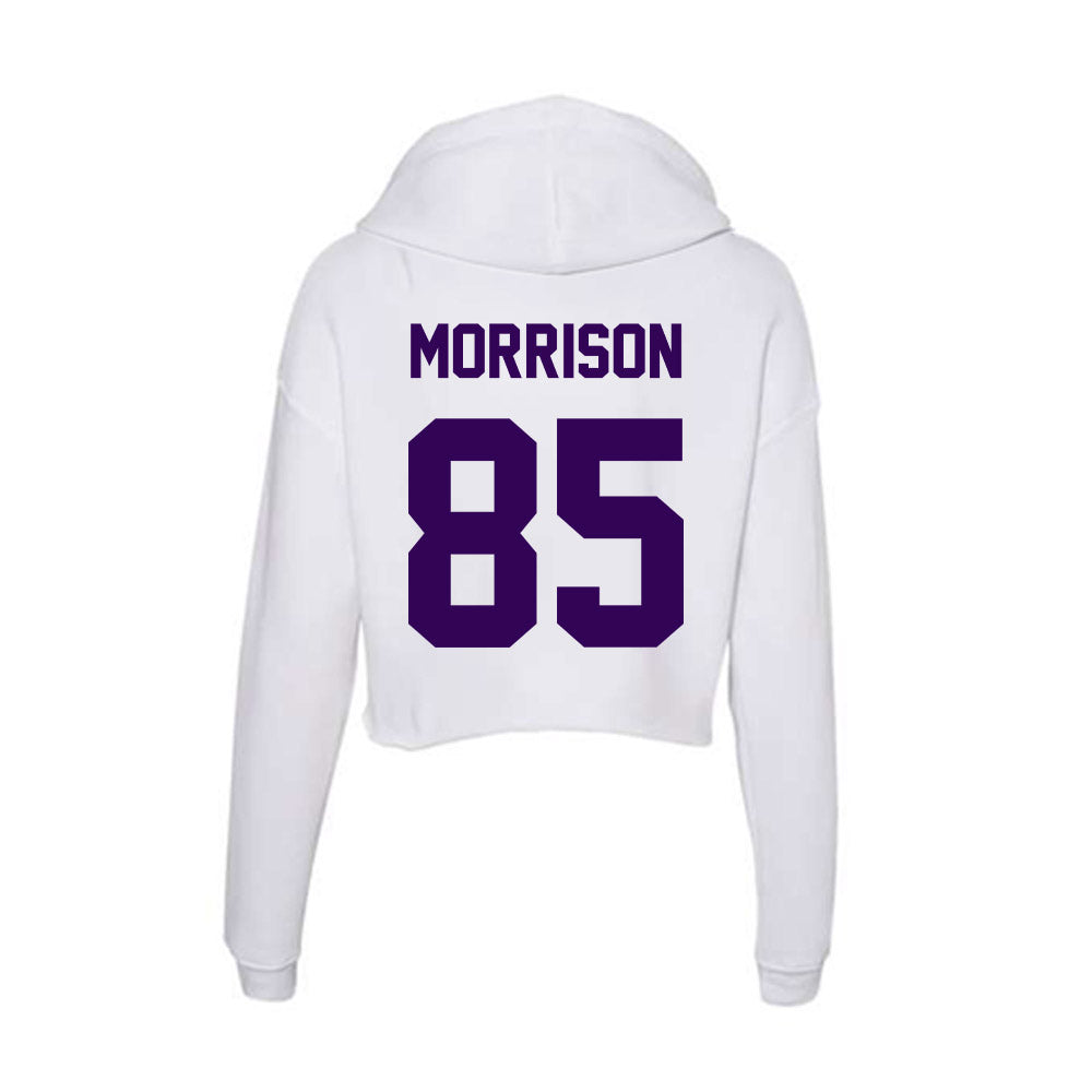 Kansas State - NCAA Football : Nash Morrison - Women's Crop Fleece Hooded Sweatshirt-1
