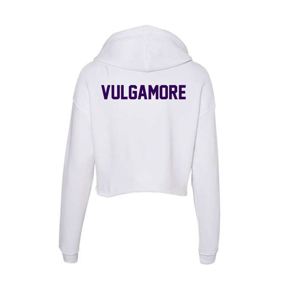 Kansas State - NCAA Men's Track & Field : Camden Vulgamore - Women's Crop Fleece Hoodie-1