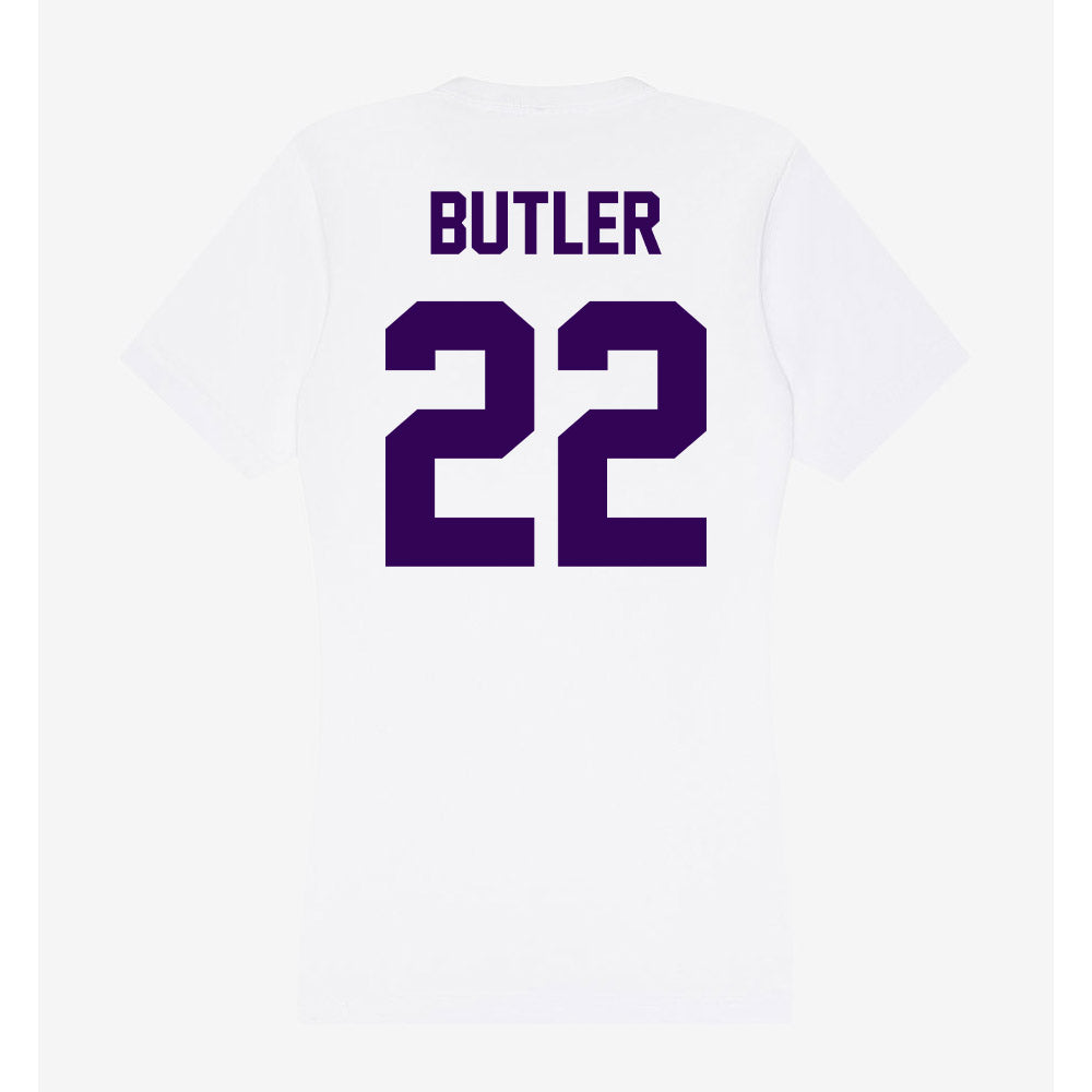Kansas State - NCAA Baseball : Tazwell Butler - Women's V-Neck T-Shirt-1
