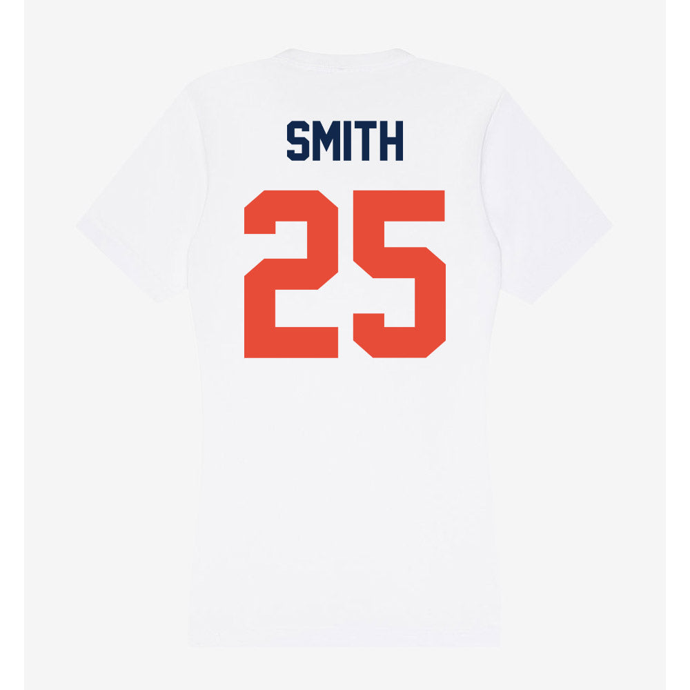 Illinois - NCAA Women's Basketball : Hayven Smith - Women's V-Neck T-Shirt-1