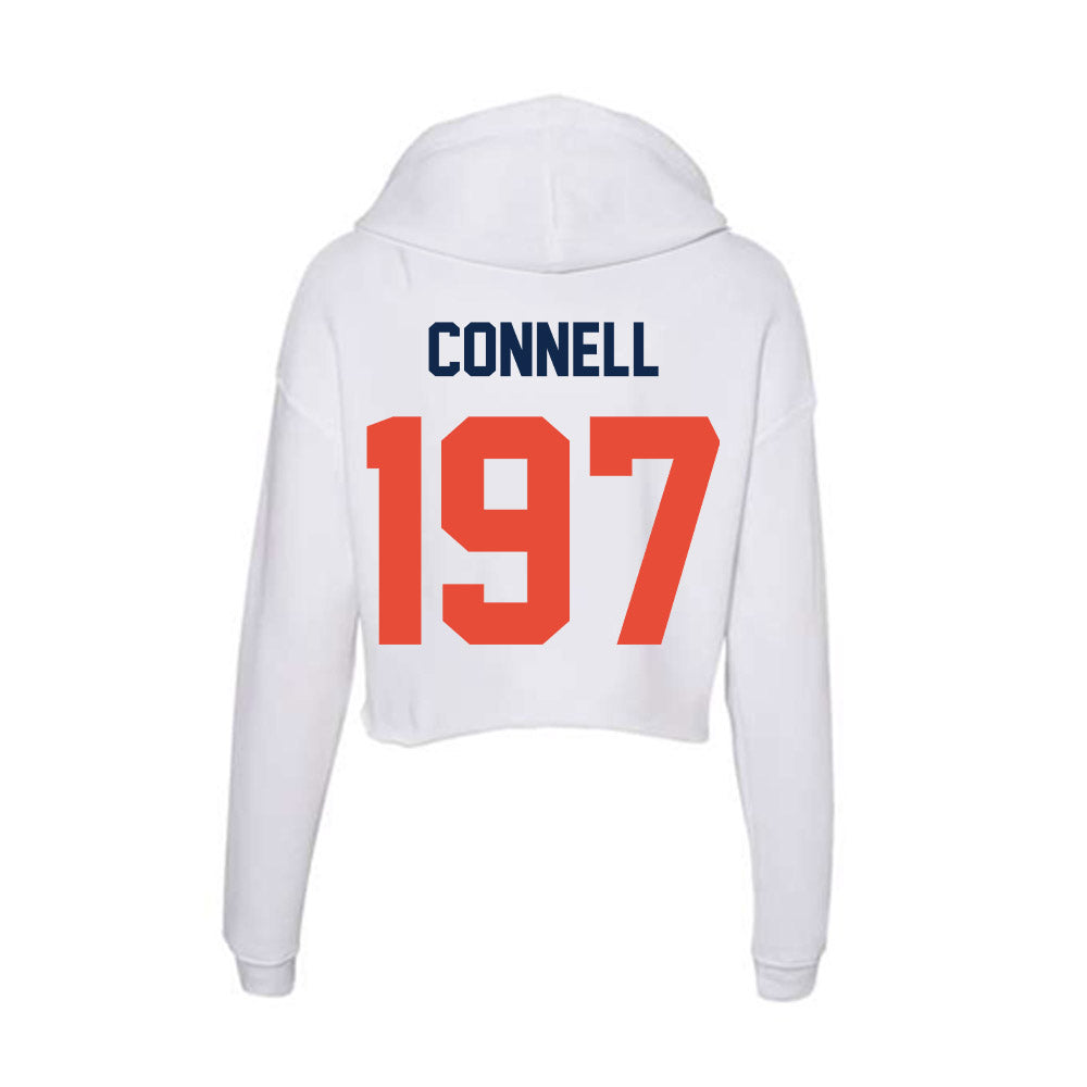 Illinois - NCAA Wrestling : Dylan Connell - Women's Crop Fleece Hoodie-1