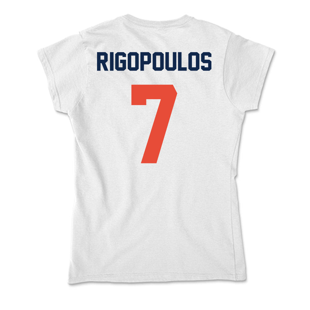 Illinois - NCAA Baseball : Foti Rigopoulos - Soft Style Women’s T-Shirt-1