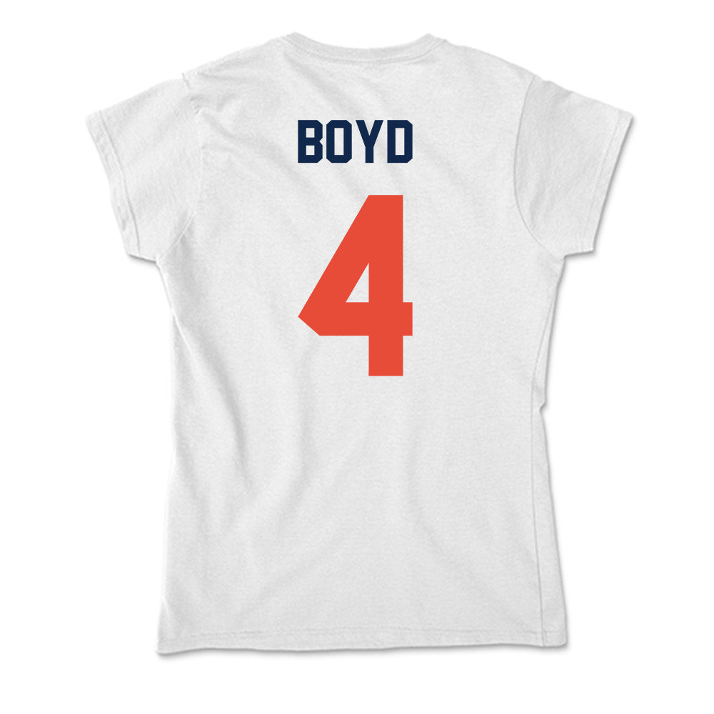 Illinois - NCAA Football : Carson Boyd - Soft Style Women’s T-Shirt-1