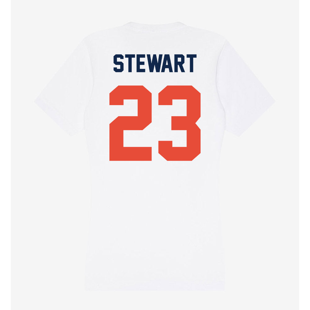 Illinois - NCAA Football : Jaylen Stewart - Women's V-Neck T-Shirt-1