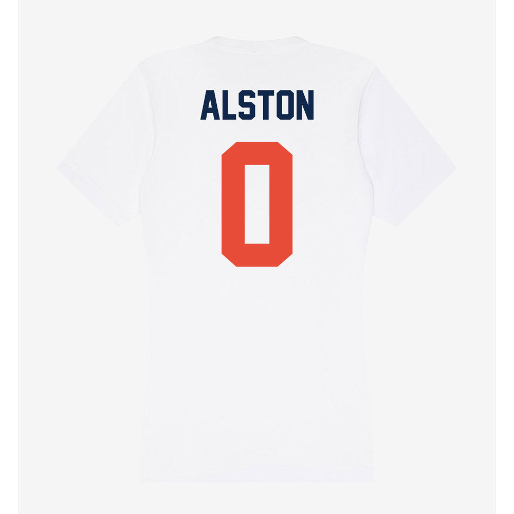 Illinois - NCAA Football : Kenyon Alston - Women's V-Neck T-Shirt-1