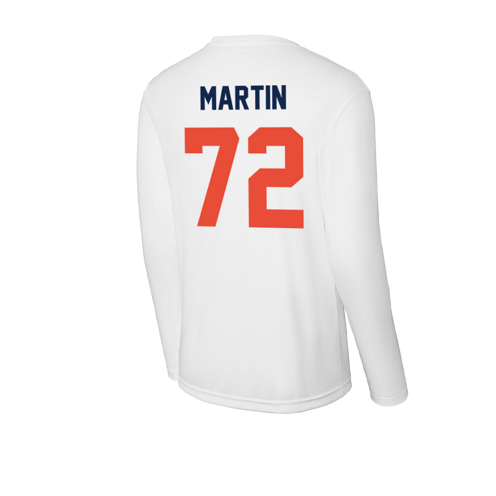 Illinois - NCAA Football : Christian Martin - Activewear Long Sleeve T-Shirt-1