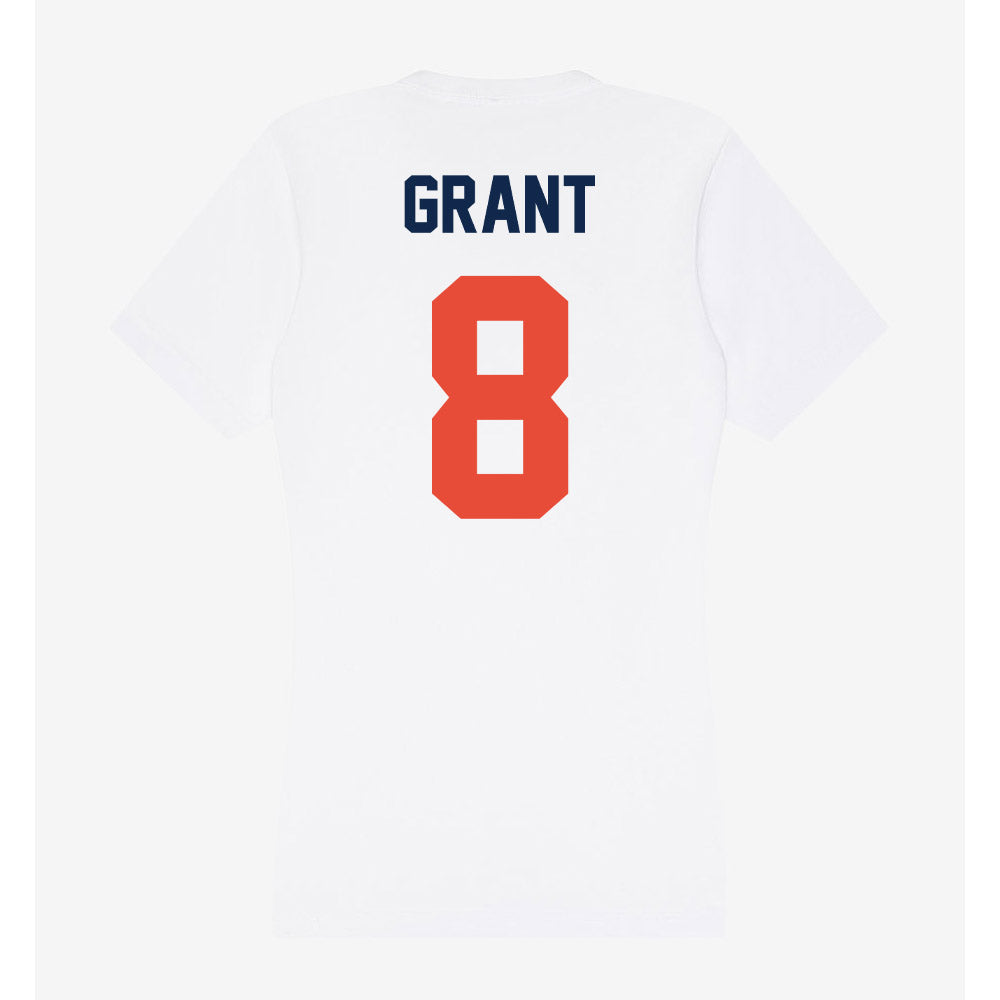 Illinois - NCAA Football : Davon Grant - Women's V-Neck T-Shirt-1