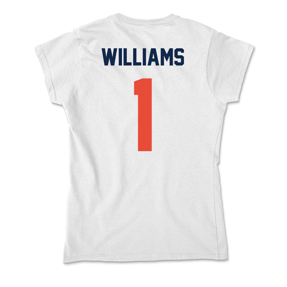Illinois - NCAA Men's Basketball : Lincoln Williams - Soft Style Women’s T-Shirt-1