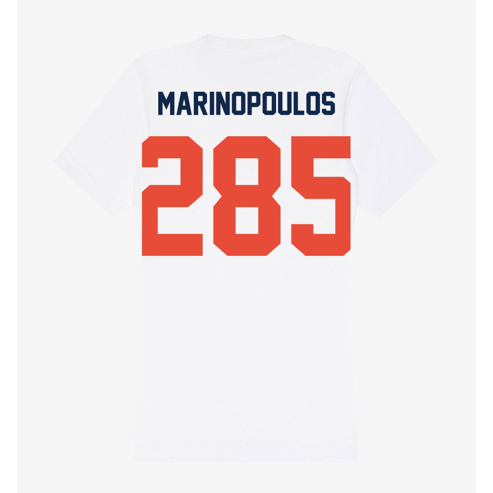 Illinois - NCAA Wrestling : Peter Marinopoulos - Women's V-Neck T-Shirt-1