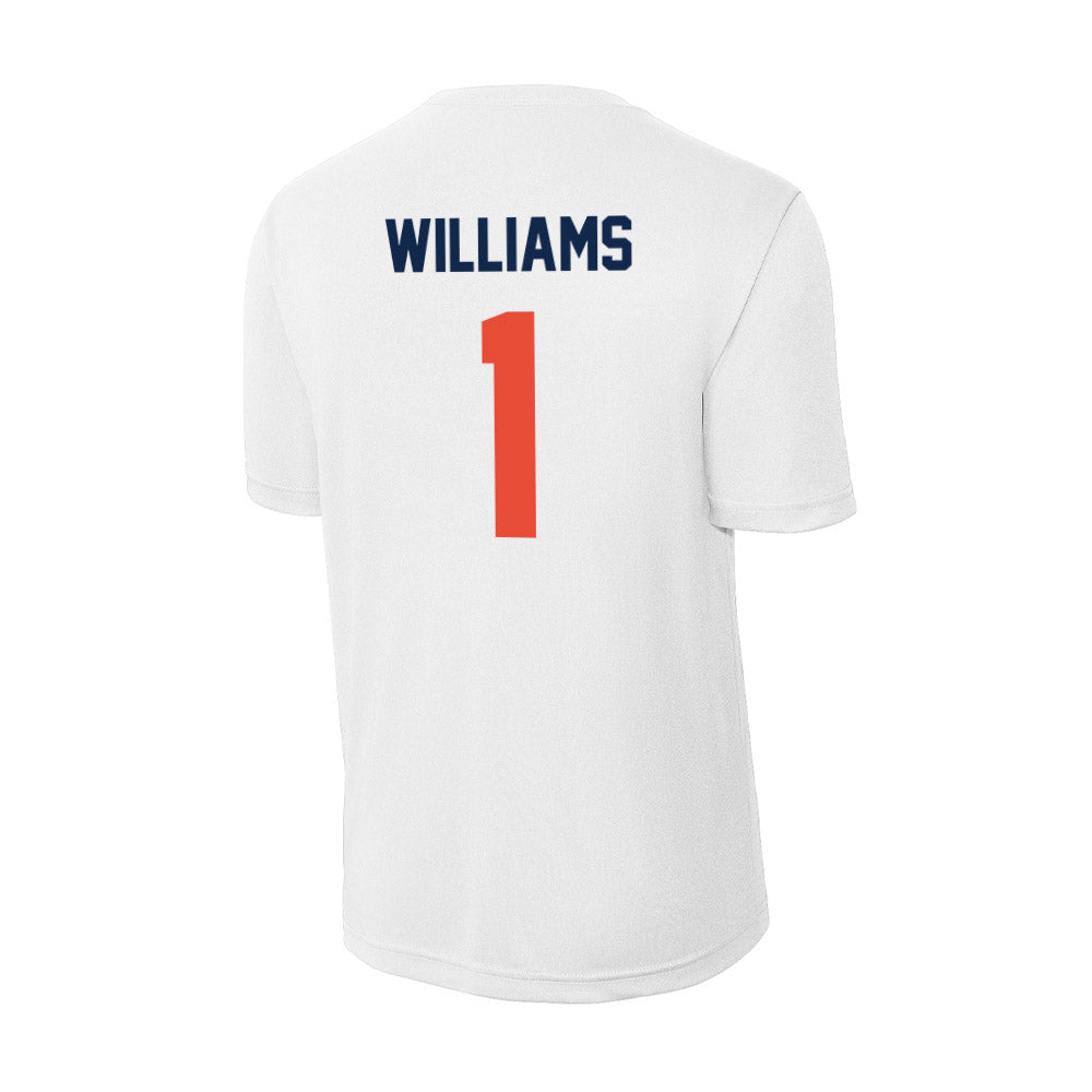 Illinois - NCAA Men's Basketball : Lincoln Williams - Activewear T-Shirt-1